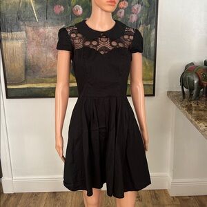 Hell Bunny black short sleeve dress